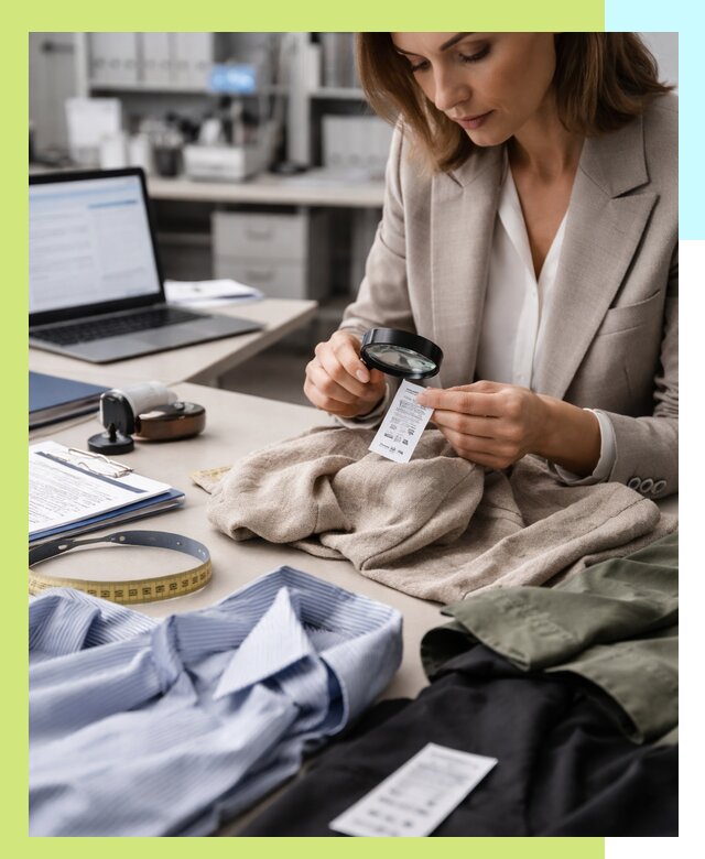 Сертификация одежды и текстиля в Ломоносове, быстрая экспертиза