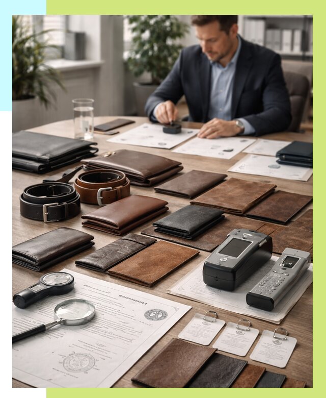 Сертификация кожаных изделий в Ломоносове от 12294 р. | Алешин-Лмн