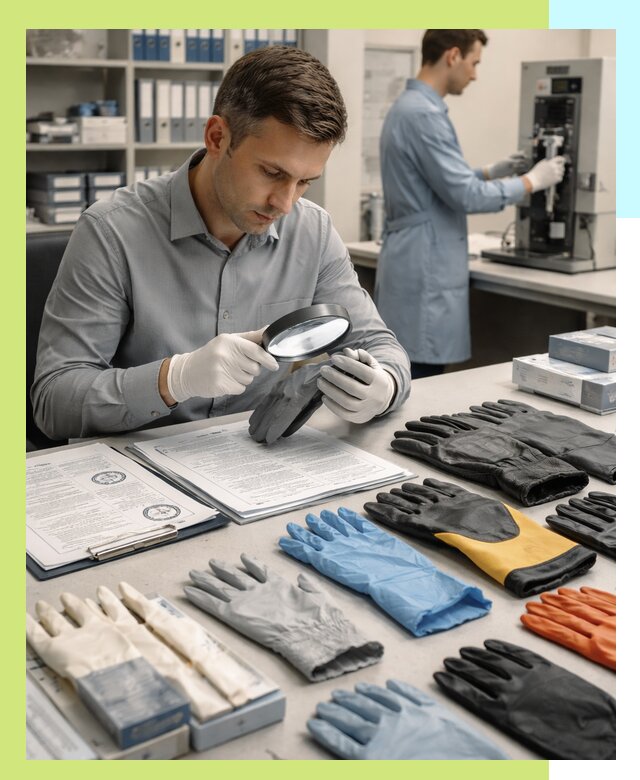 Сертификация перчаток и средств защиты продукции в Ломоносове