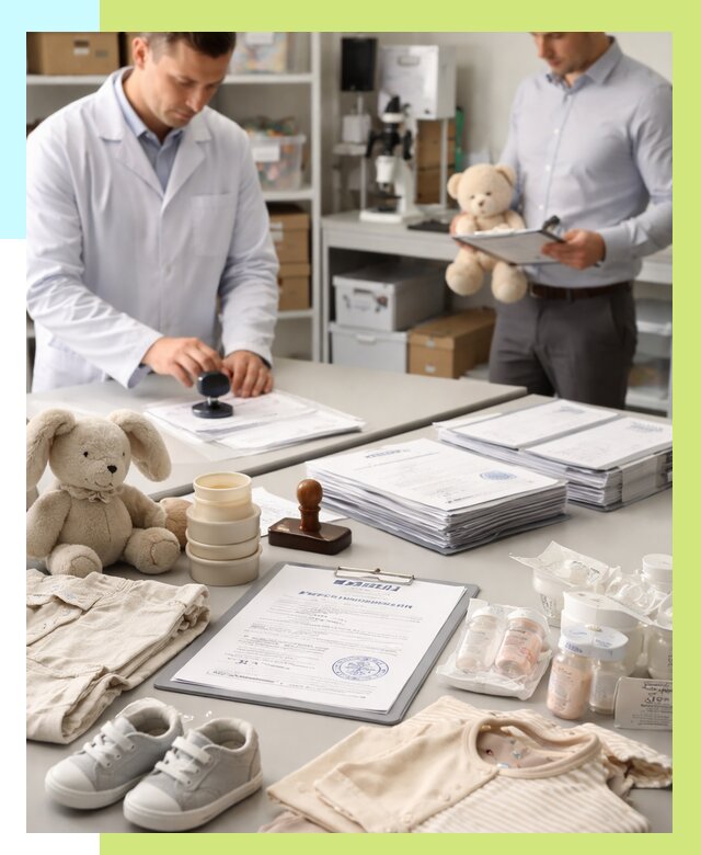 Сертификация детских товаров в Ломоносове от 15368 р. | Алешин-Лмн