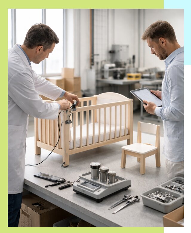 Сертификация детской мебели и проверка безопасности в Ломоносове