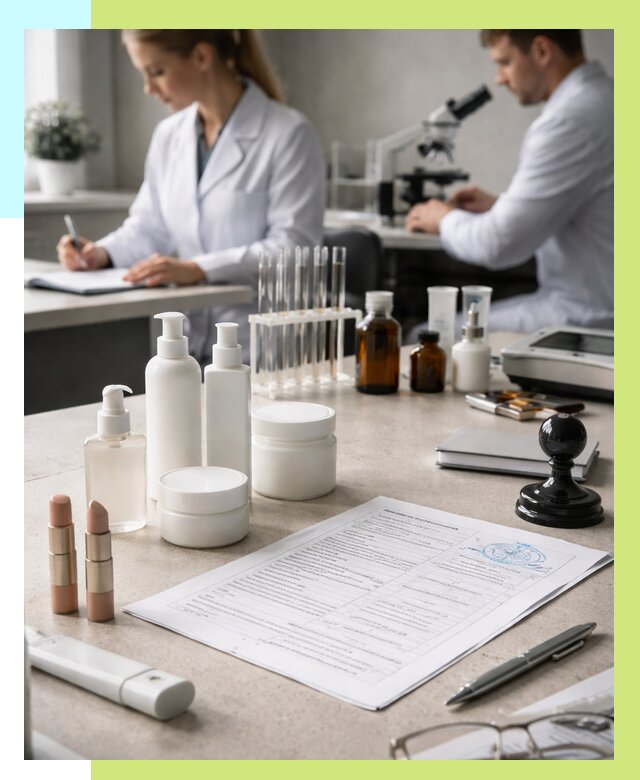 Сертификация косметики в Ломоносове от 20490 р. - Алешин-Лмн