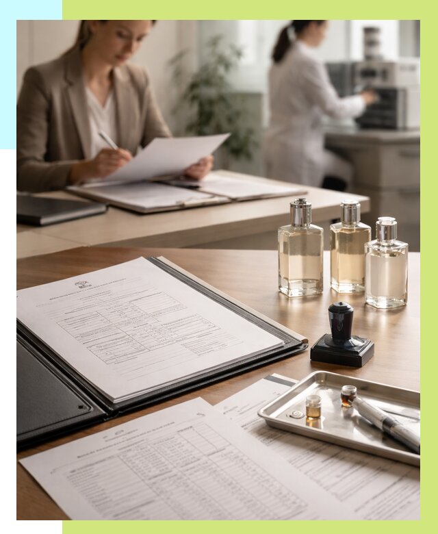 Сертификация парфюмерии в Ломоносове от 15368 р. | Алешин-Лмн