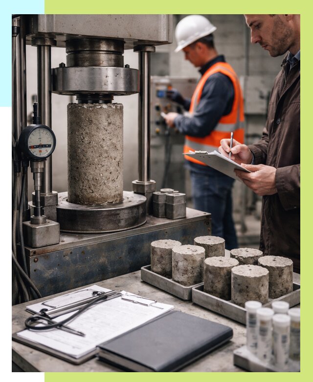 Сертификация бетона в Ломоносове от 30735 р. сертификат | Алешин-Лмн