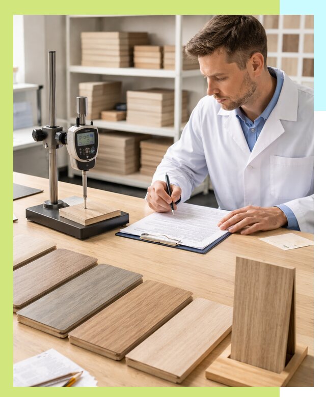Сертификация ламината с испытаниями и оформлением документов в Ломоносове