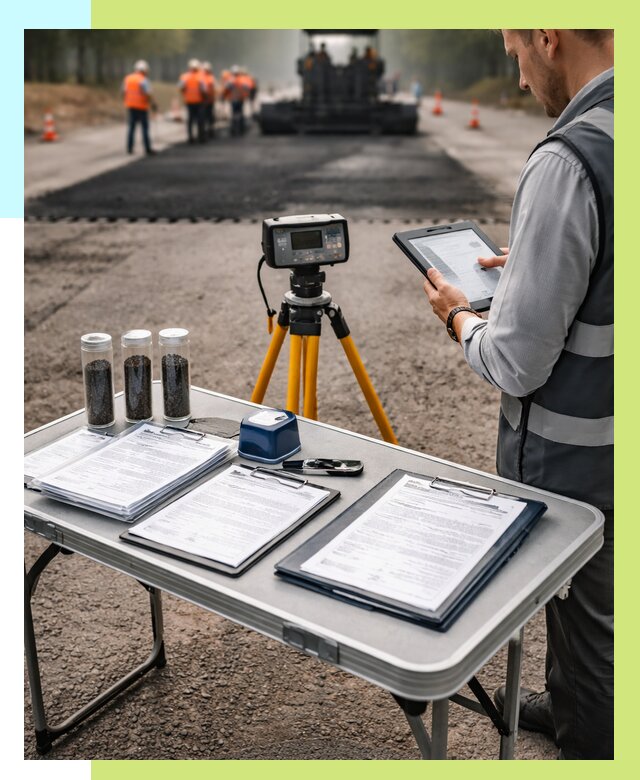 Сертификация асфальта в Ломоносове от 25613 р. | Алешин-Лмн