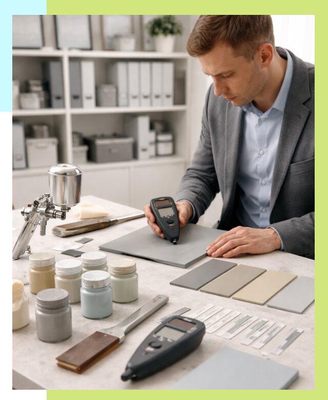 Сертификация краски в Ломоносове от 25613 р. | Алешин-Лмн центр