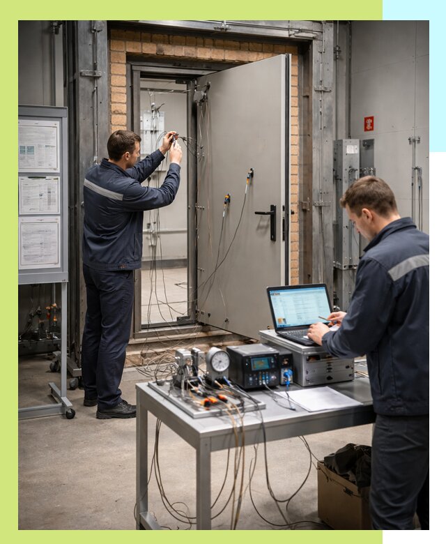 Сертификация противопожарных дверей в Ломоносове по ГОСТ и ТР