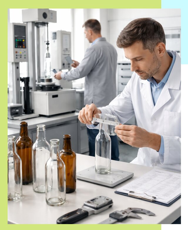 Сертификация стеклянных бутылок и сопутствующей упаковки в Ломоносове