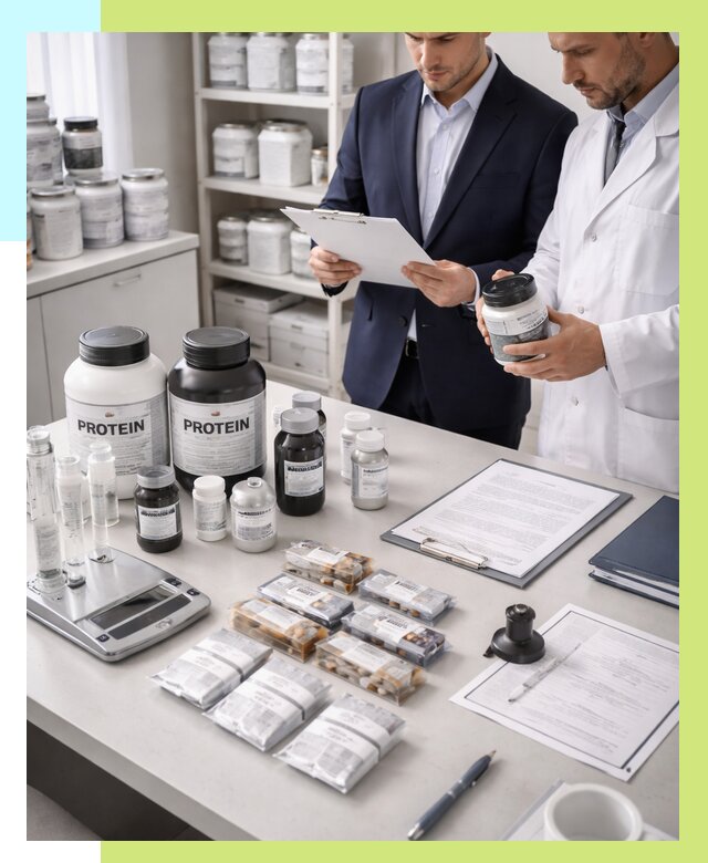 Сертификация спортивного питания в Ломоносове от 15368 р., Алешин-Лмн