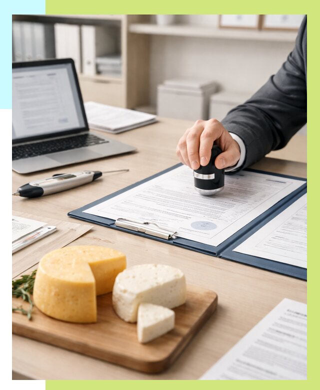 Сертификация сыров в Ломоносове от 15368 р | Сертификат на сыр Алешин-Лмн