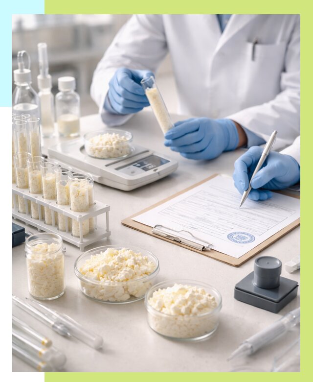 Сертификация творога в Ломоносове от 12294 р. под ключ | Алешин-Лмн