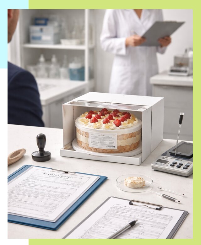 Сертификация тортов в Ломоносове от 9221 р. заказать | Алешин-Лмн