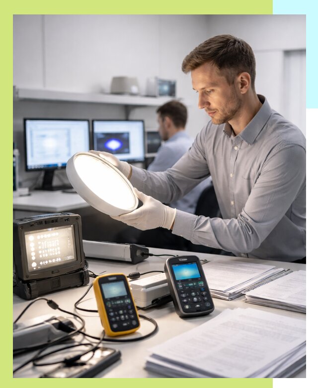 Сертификация светильников в Ломоносове: испытания и оформление