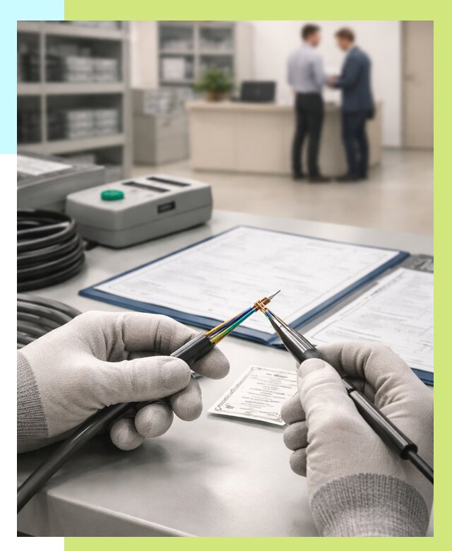 Сертификация провода в Ломоносове от 18441 р. в Алешин-Лмн