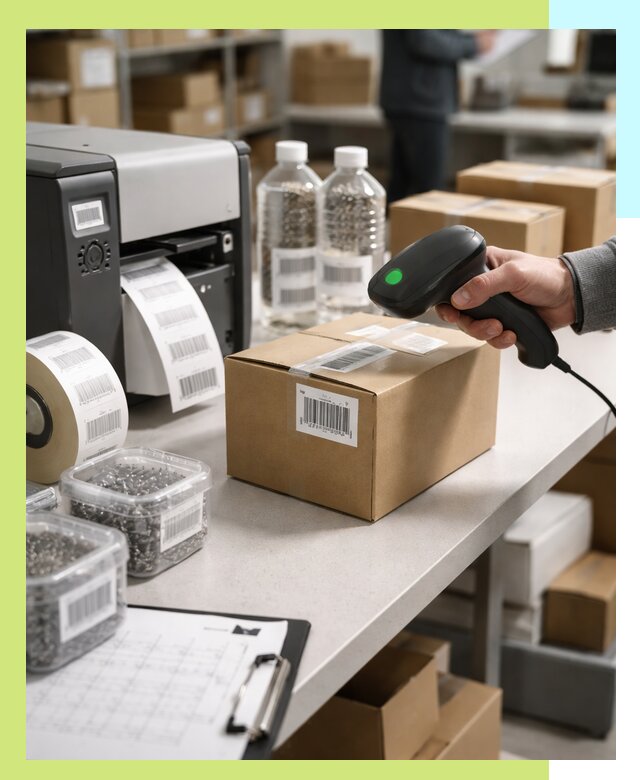 Штрихкодирование продукции и маркировка для продажи в Ломоносове