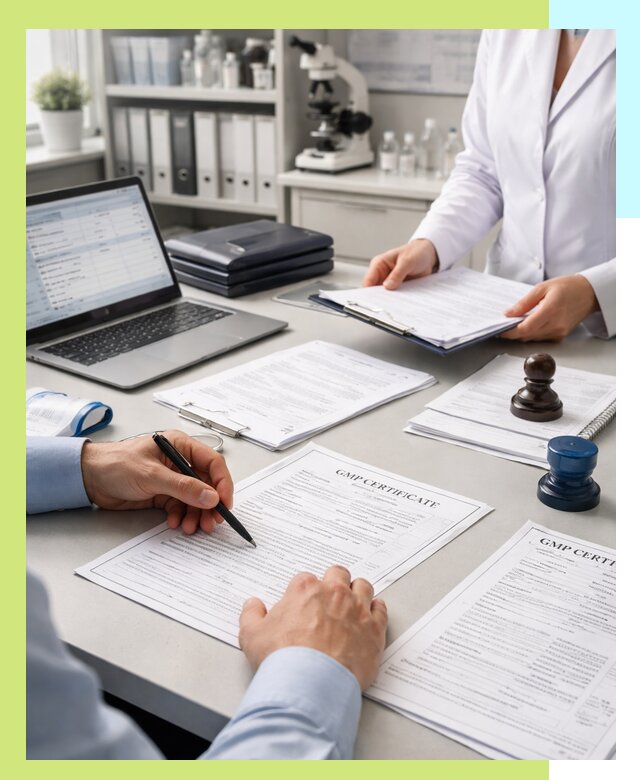 Оформление сертификата GMP в Ломоносове для фармпроизводства