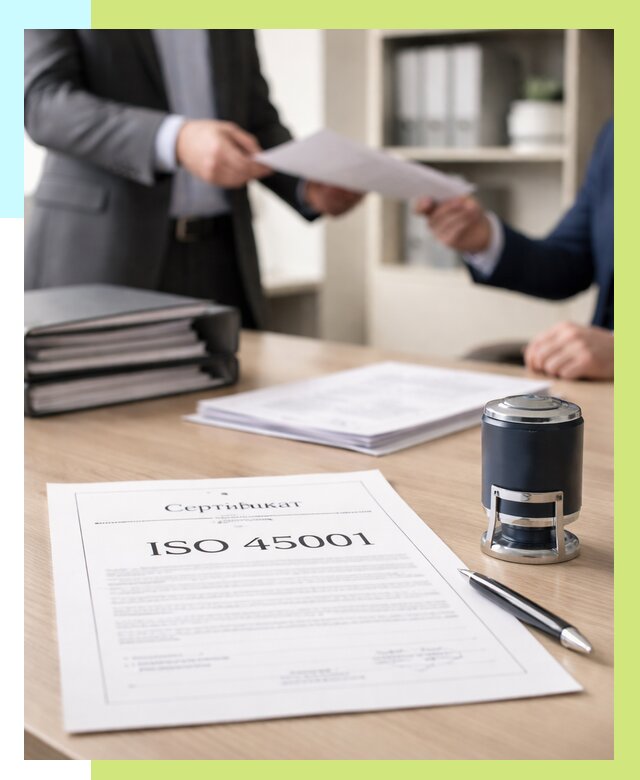 Сертификат ISO 45001 в Ломоносове под ключ от 46103 р. | Алешин-Лмн