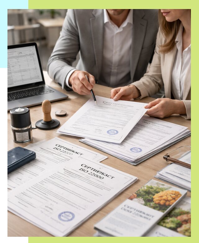 Сертификат ISO 22000 в Ломоносове от 40980 р. под ключ | Алешин-Лмн