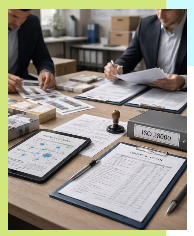 Получение сертификата ISO 28000 по безопасности цепи поставок в Ломоносове