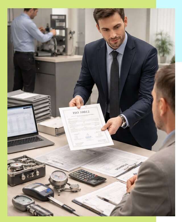 Выдача сертификата ISO 10012 по требованиям метрологии в Ломоносове