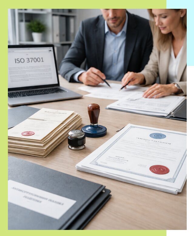 Получение сертификата ISO 37001 по системе борьбы с коррупцией в Ломоносове