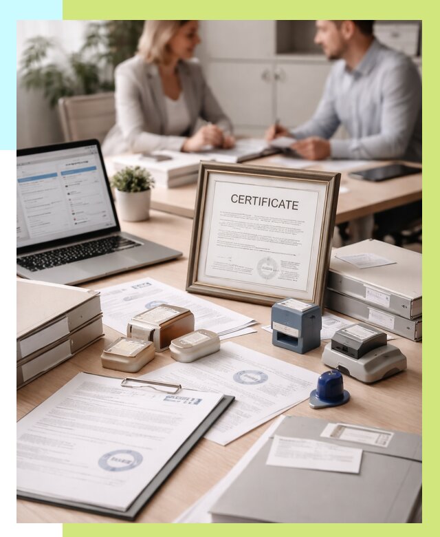 Сертификация компании в Ломоносове от 46103 р. | Алешин-Лмн — заказ